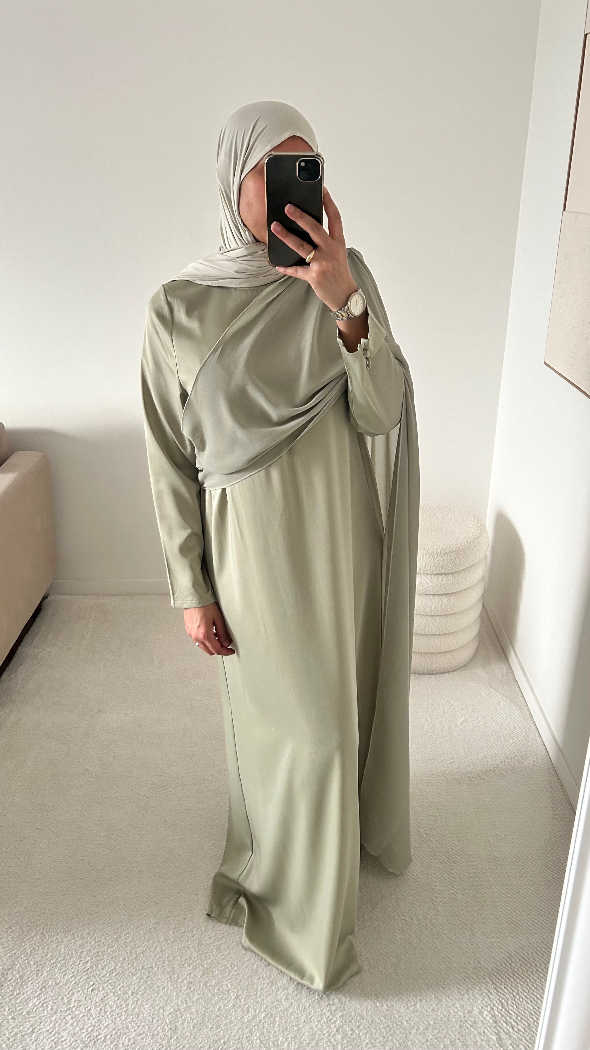 Abaya Sauge Cape